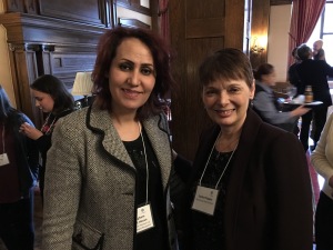 FGW President Sandy Pappas met Dr. Hazan, an International Women of Courage Awardee